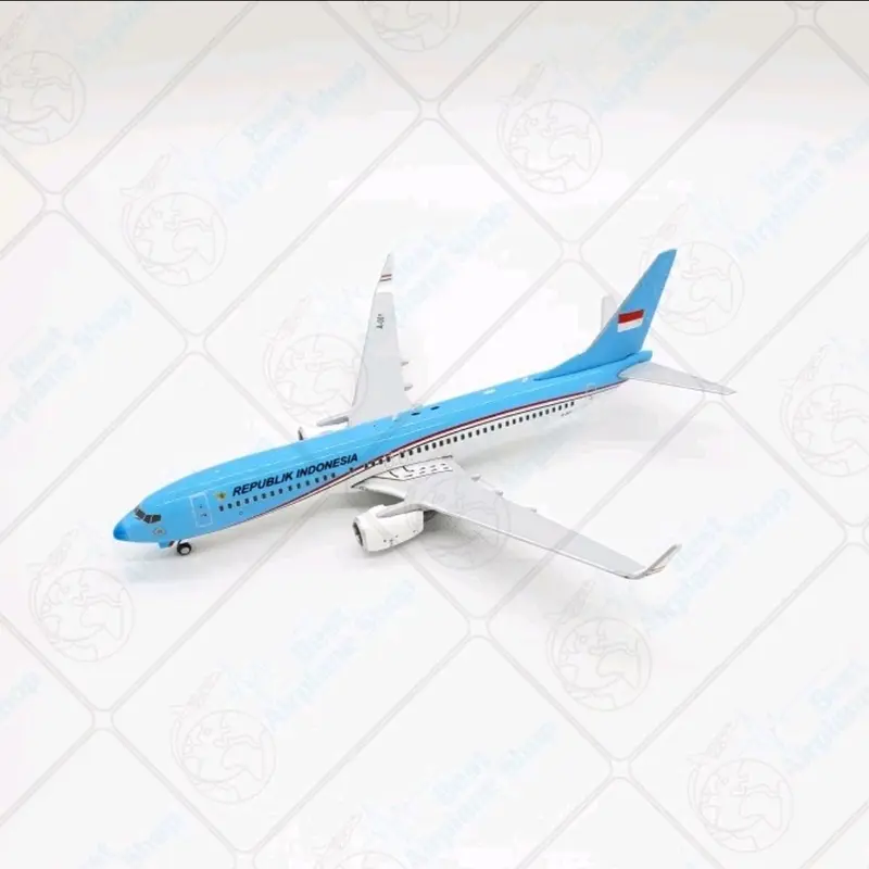 JC Wings Miniatur Diecast Pesawat Indonesia Air Force B737-800 BBJ2 A-001 Skala 1:400 0