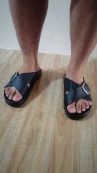 Product Review of Unisex outdoor slippers comfort cross straps slippers for men（size:40-44) Shoes Boy Footwear Walking Shoes Flipflop Slide from _**E 0