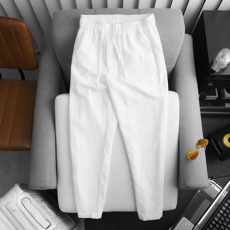 Quần Đũi dài nam cạp chun dây rút kiểu dáng Đơn giản dễ mặc nam tính