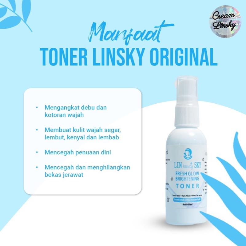 CREAM LINS BEAUTY SKY ORIGINAL / MEMUTIHKAN WAJAH/ MENGATASI WAJAH BERJERAWAT Pencerah 2