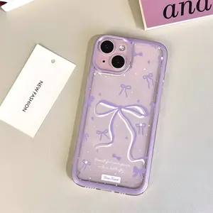 Softcase Pita Bow Knot Untuk Vivo Y19S Y21D Y19SGT Y400 Y19S PRO Y29 V50 Lite y28 v30e v29e v27 y35 y27 y17 y33s y51 y21s y17s v21 v20se Clear Case Bening Silikon Casing Cover Handphone Transparan MCB-53