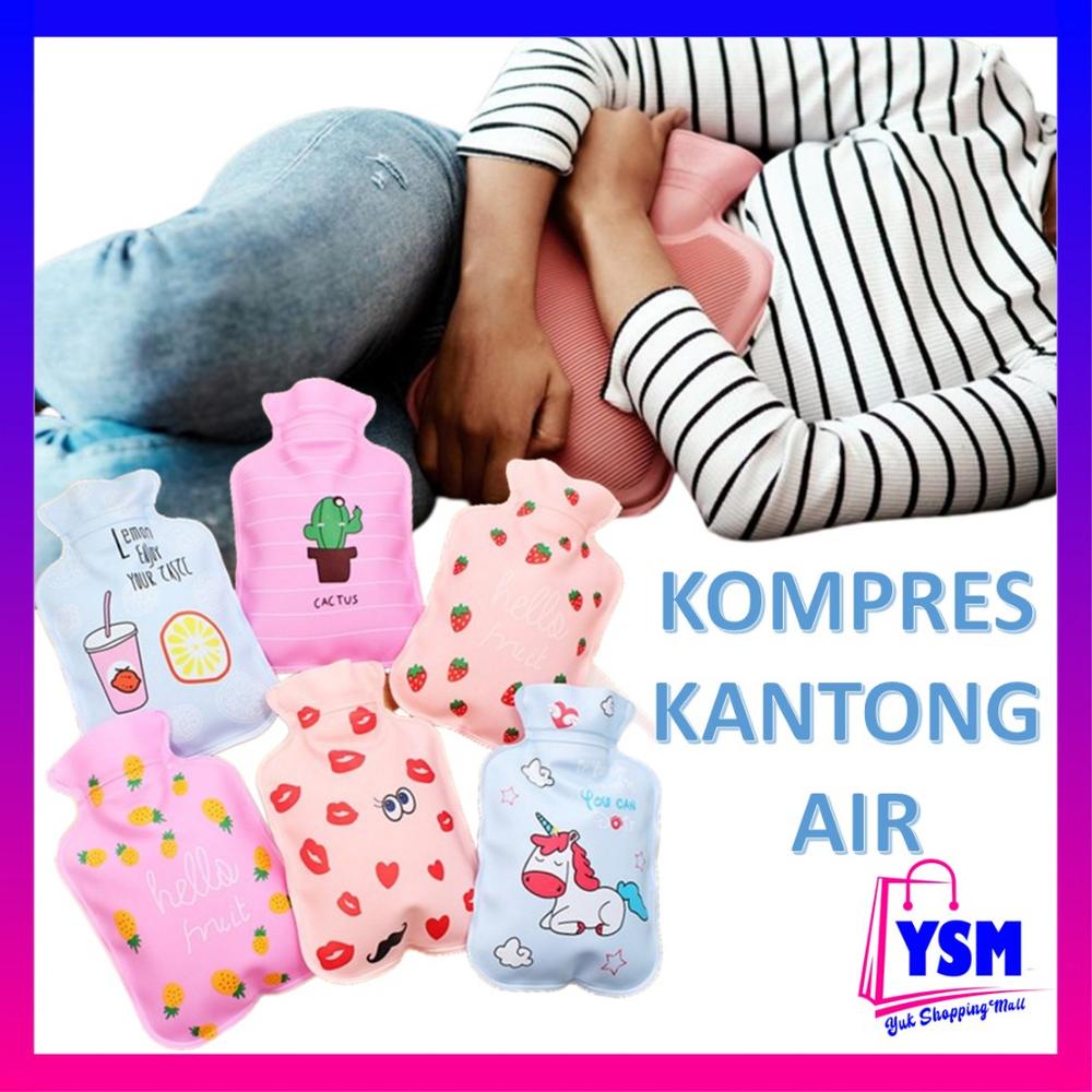 YSM Kantong Kompres Air Panas Es Dingin Kantung Kompres Demam Dan Nyeri PMS Haid Motif Kartun Cold Compress Ice Bag Hot Pack Pereda Luka Memar Murah