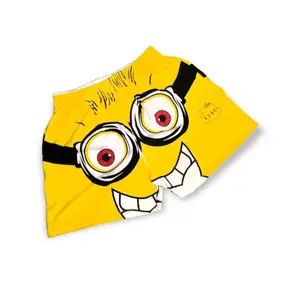 KUBOY Boxer Pria Gambar Karakter Kartun | Boxer Pria Dewasa | Kolor Pria | Short Pants | Celana Boxer Bahan Katun Pria dan Wanita Motif Pendek Santai Unisex