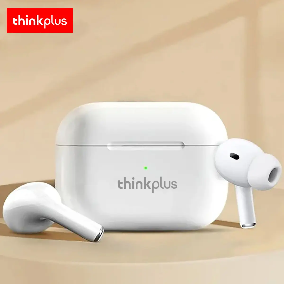 Lenovo Thinkplus PRO Bluetooth 5.4 Speaker Mini Earphone Nirkabel Headset Tahan Air Kualitas Suara Bass HIFI Dengan Headphone Mikrofon
