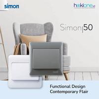 Gambar Simon Saklar Bell 10A 1 Gang 1 Way DOORBELL - 56301BCH-CH dari hokione.id Kota Administrasi Jakarta Barat 4 Tokopedia