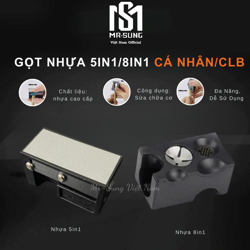 Dụng Cụ Sửa Chữa Đầu Bida - Gọt đầu cơ Đa Năng 5 Trong 1 tiện dụng MR SUNG VIỆT NAM