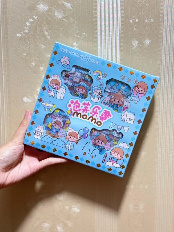 【CM】【Per Box】 Stiker Aesthetic / Sticker Karakter Lucu / Sticker Waterproof Isi 100 Lembar 3
