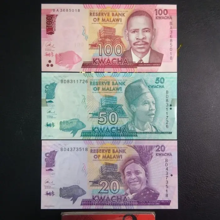 Terlaris Uang Kertas Asing Set Mini Malawi COD 0