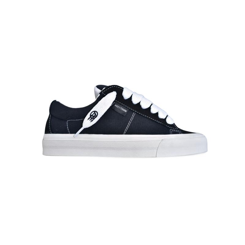 Sepatu Anxytown Dumbz Puffy - Black White 2