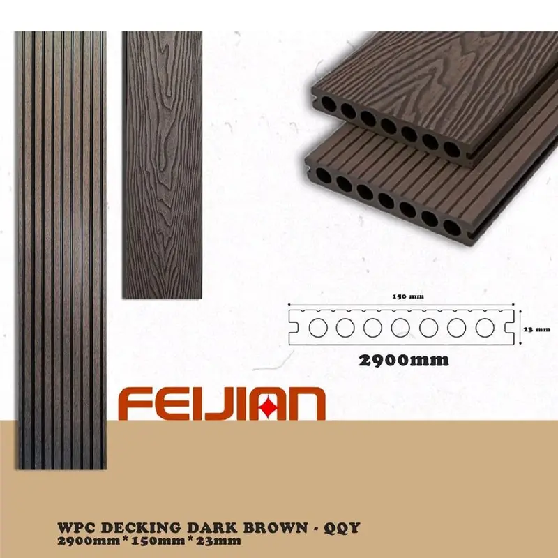 WPC Decking outdoor 2900mm x 146mm x 24mm 3