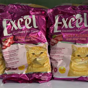 Excel Makanan Kucing Rasa Ikan Tuna 500 Gram Meningkatkan Kesehatan Mata & Bulu Mengilap Excellent Pet Food