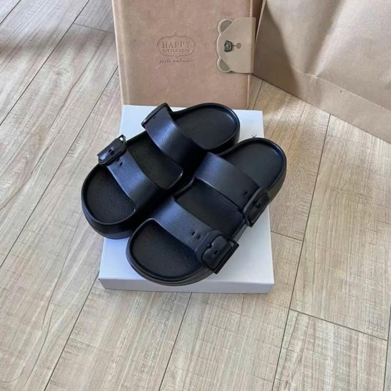 (Tăng 1 size)Dép nữ hai quai khuy điều chỉnh chất liệu Eva đế cao 6cm êm nhẹ, Dép lê nữ mẫu mới 2025 thiết kế thanh lịch sang trọng cho mùa hè