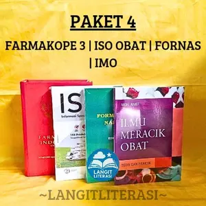 PAKET 4 FARMASI ( FARMAKOPE 3 | ISO OBAT | FORNAS | IMO )