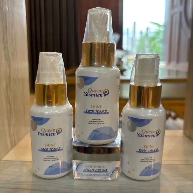FACE TONER SHINE QUEENYASMIEN ( Penyegar wajah ) 1