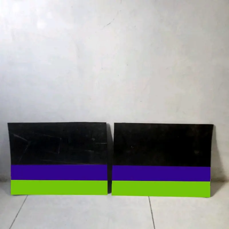 Karpet/Kepet Lumpur Roda Belakang Truck Canter 1 Set Kanan Kiri 3