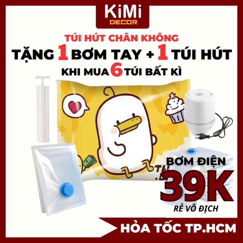 TÚI HÚT CHÂN KHÔNG Quần Áo Đi Du Lịch, Đựng Chăn Mền, Gối, Tiết Kiệm Không Gian…