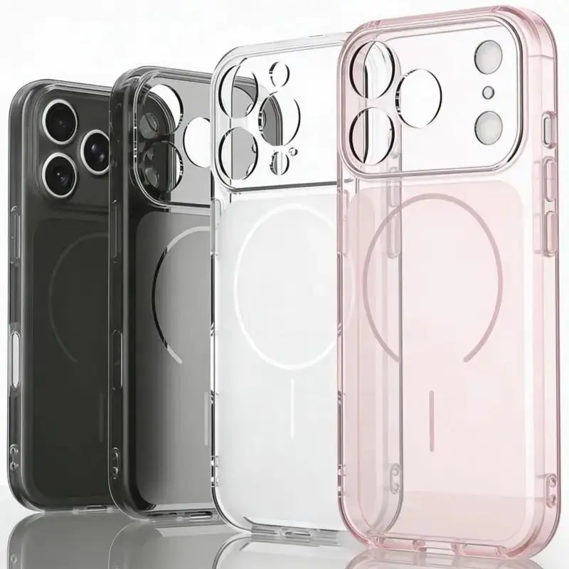 【Baru Terlaris】Case iPhone Soft Slim Transparan,Bagian Belakang Matte Anti Sidik Jari, Kompatibel dengan Seri iPhone 17/16/15/14/13/12/11 Seri Pro/Max/Plus,Banyak Warna Ready 1TMSC