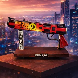 Mainan Anak Tembakan Karet Free Fire SG OPM + kokang (bisa diputar)