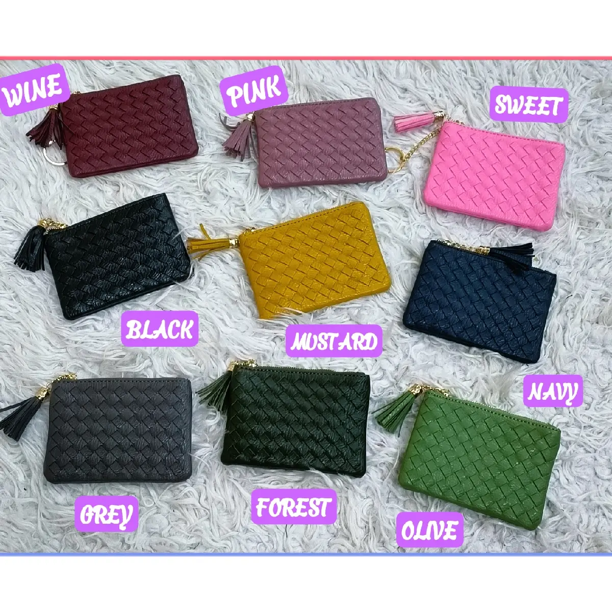 SMALL PURSE FOR CARDS OR COINS