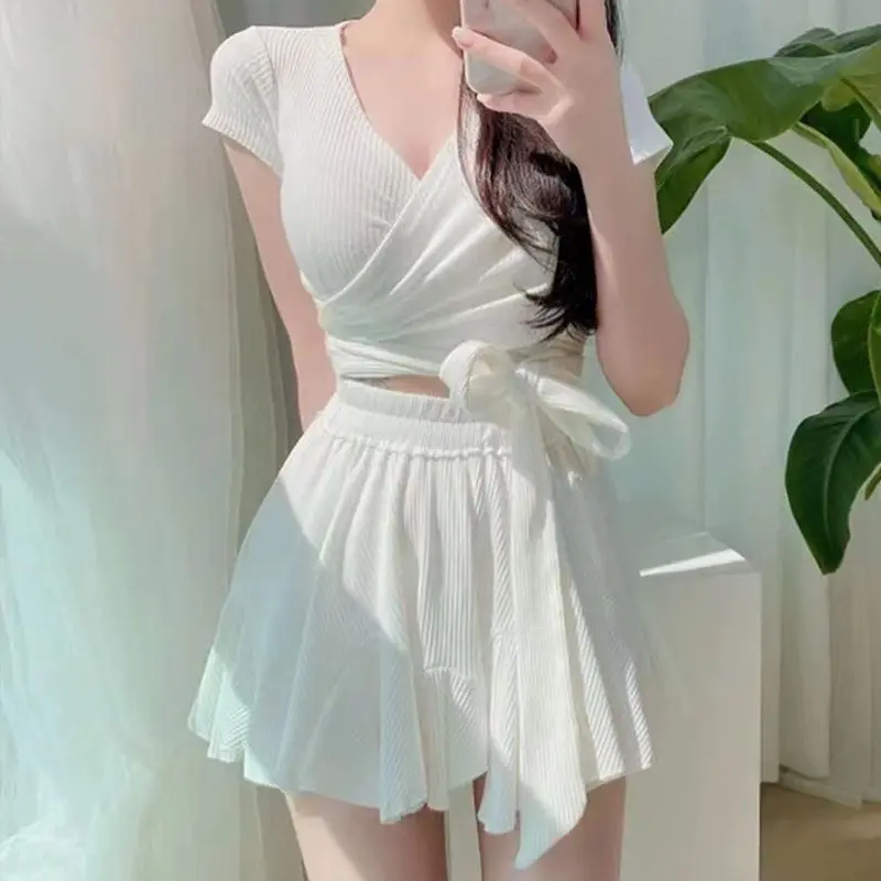 READY STOCK ! RN016 Bikini Set Swimsuit Swimwear Baju Renang Pantai