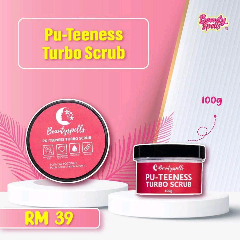 PUTENESS TURBO SCRUB 100g - TikTok Shop Malaysia