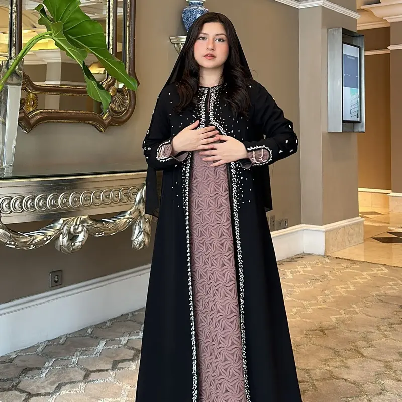 Abaya Faheera oleh Nadeea.id_ Brokat Elegan Mewah untuk Wanita Muslim 6