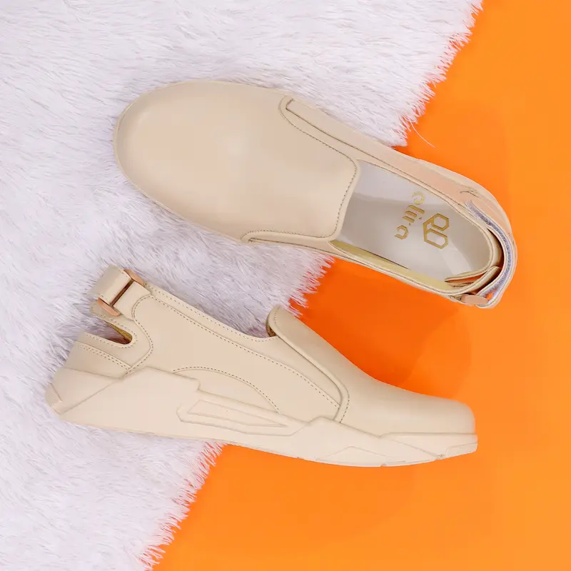 ELIRA Noel Cream - Sepatu Slip On Flat Wanita - Synthetic Premium Shoes 0