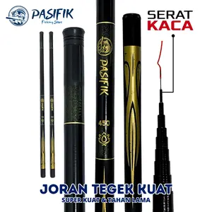 Pusat Alat Pancing - Joran Tegek Joran Pancing Panjang Ukuran 1.80M-6.30M Action Lentur Dengan Bahan Kualitas Tinggi Super Ringan Serat Kaca Keras Joran Tegek Tangan Pancing Joran Portabel Teleskopik High Quality Produk