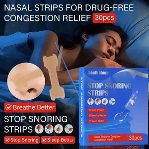 ORI Nasal Strips 30pcs Breathe Right Extra Strength Nasal Strips Stop Snoring Strips Plester Hidung Anti Dengkur Sleep Well