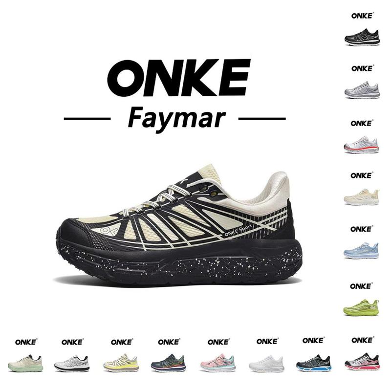 【ONKE】- FAYMAR | Giày chạy bộ thoáng khí Đức | Chất liệu lưới thoáng khí | Kháng mùi | Chống trượt | Nhẹ nhàng | Bền bỉ | Phù hợp cho cả nam và nữ, ứng dụng cho | Cầu lông | Bóng chuyền | Tập gym | Đi bộ đường dài | Du lịch | Phong cách đạp xe.
