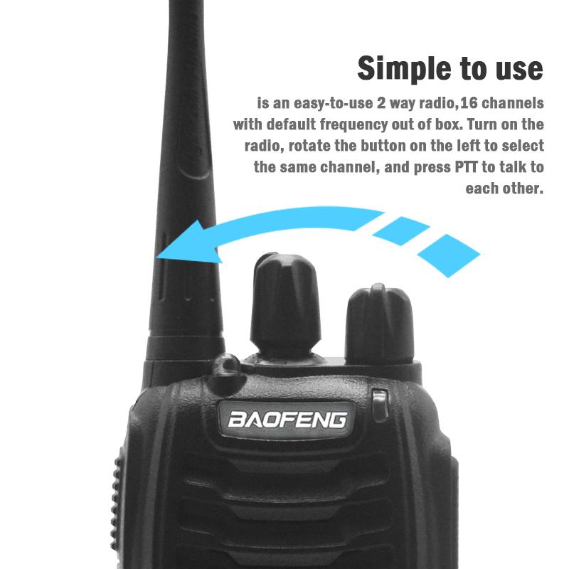 Product Introduction of BAO FENG  BF 888S 2unit walkie-talkie Ht 16 channels VOX No need to press PPT Jarak jauh 10KM UHF 400-470mhz 1