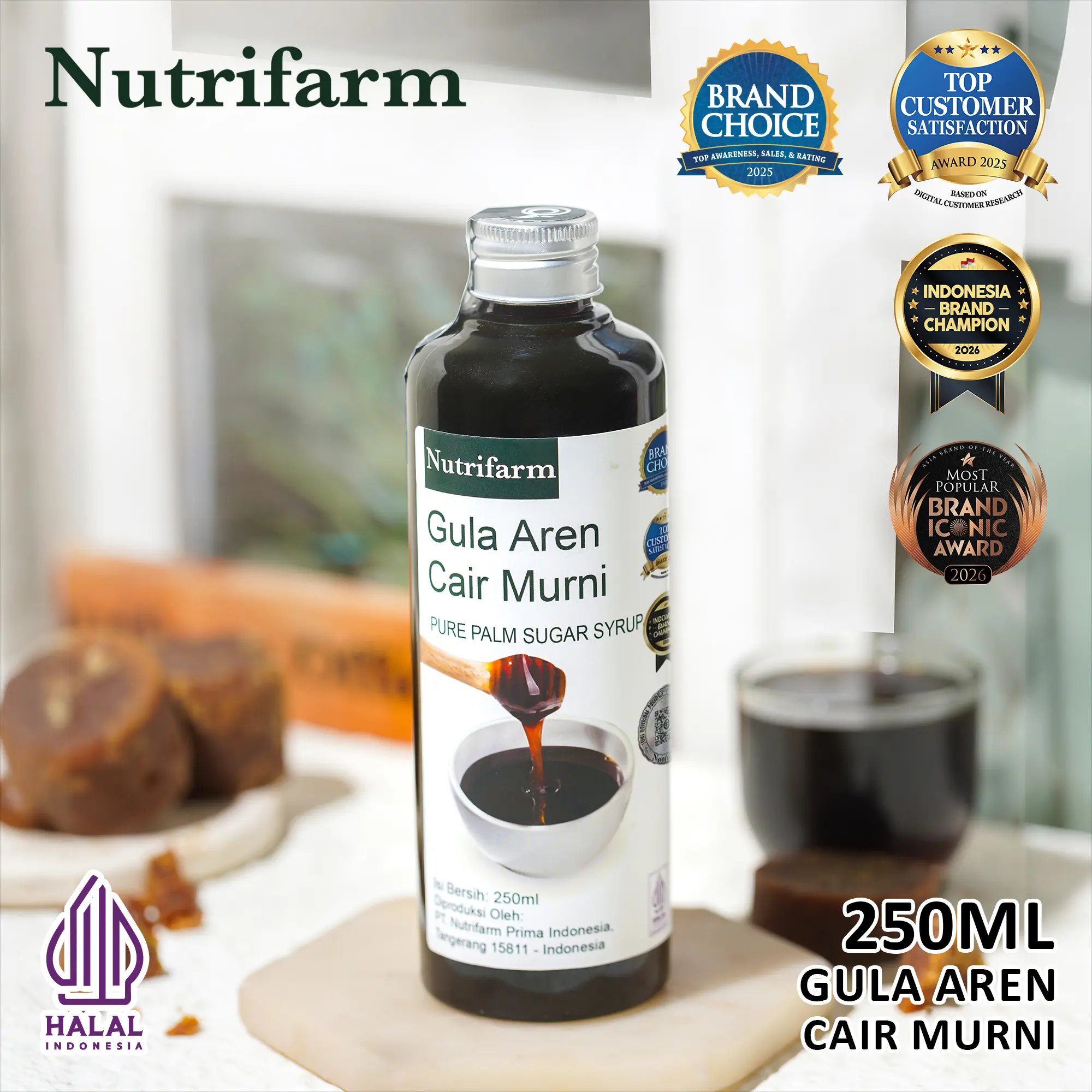 GULA AREN CAIR 250ML ASLI 100% PREMIUM ORGANIK