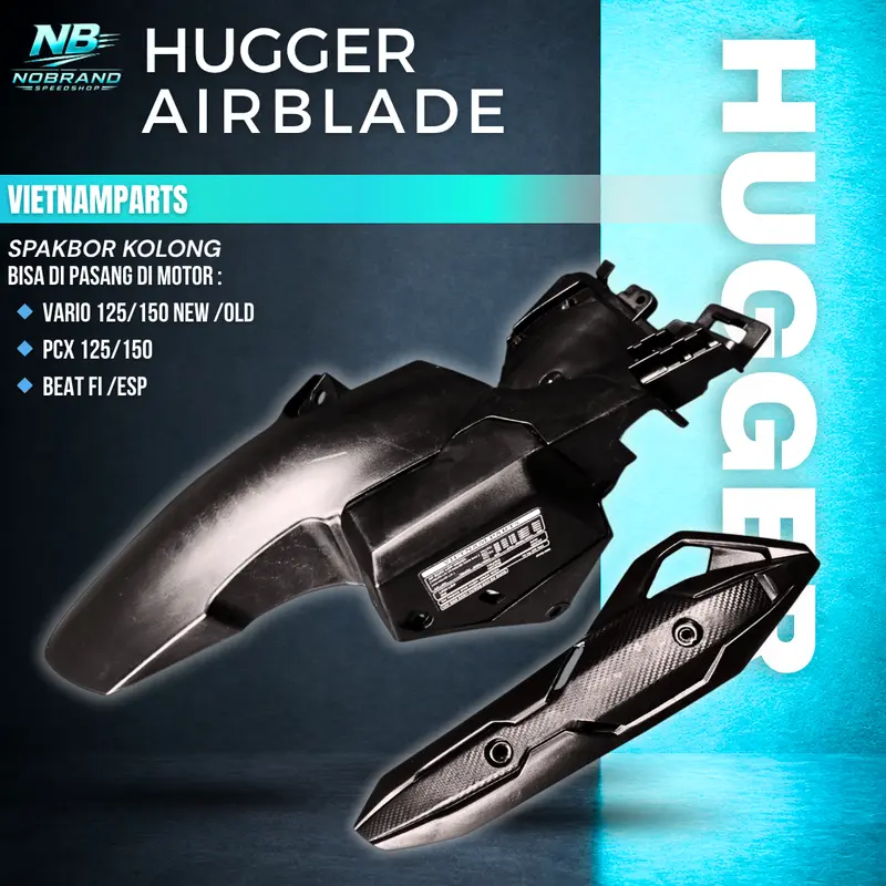 Hugger Airblade Vietnamparts Vario 125/150 led new/old Spakbor Kolong Vario Kzr  Motorcycle