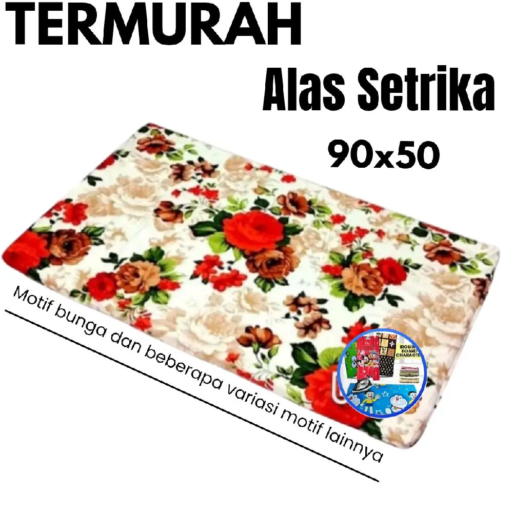 Alas Setrika Karpet Tebal Anti Lengket Ukuran 90x50 Cm tahan lama papan setrika