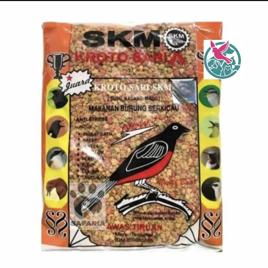 VUR KASAR SKM KROTO SARI SKM PAKAN MAKANAN BURUNG VOER PUR MURAI PLECI