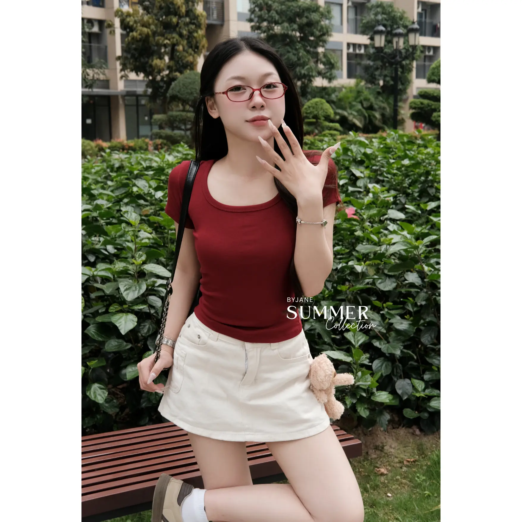 [MÀU MỚI] Áo Thun Nữ Cổ Vuông Ôm Body BYJANE Chất Thun Mịn Co Dãn - 242 | BigBuy360 - bigbuy360.vn