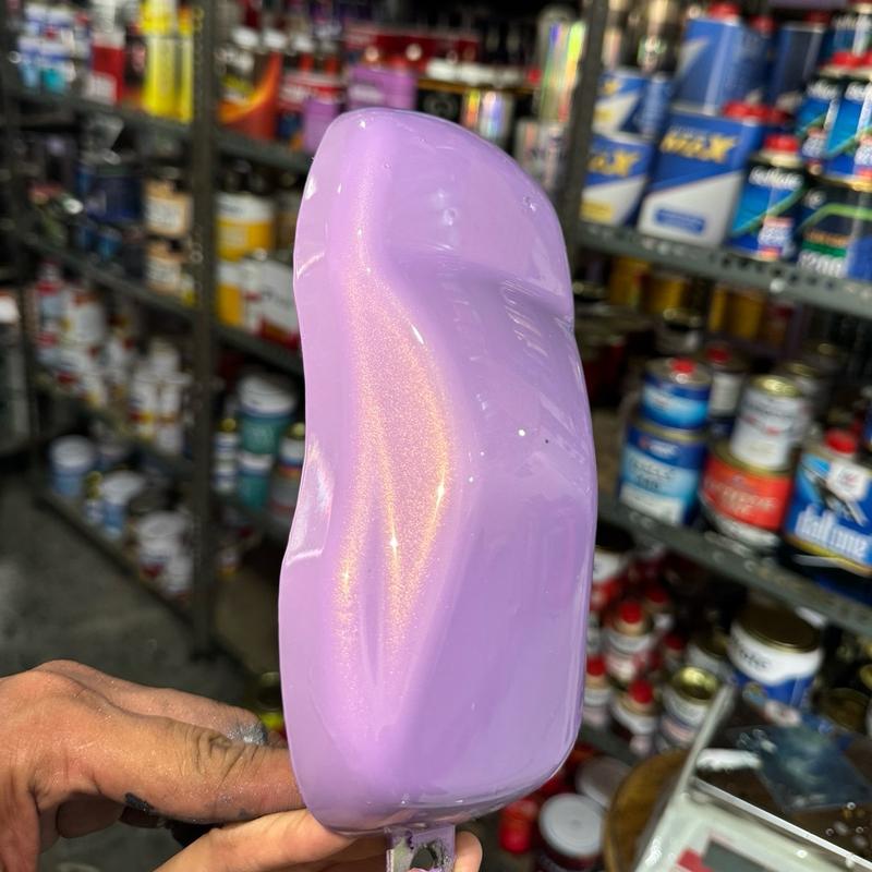 Lilac Goldy Effect PU Custom Colors 4