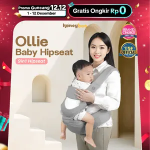 [LIVE] Honey Boo - Gendongan Depan Ollie Baby Hipseat Premium Baby Gendongan 9in1 Bayi