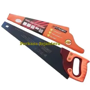 Gergaji kayu tukang gagang karet camel 18” inch tajam
