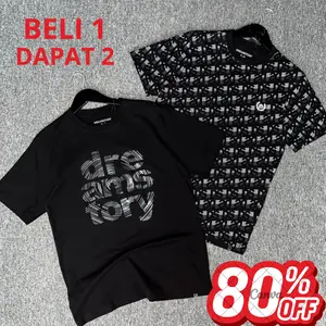 [ PESTA THR ] TEBUS MURAH BELI 1 DAPAT 2 Promo Terbatas Beli 1 dapat 2 item kaos Cotton Combed 24s High Quality