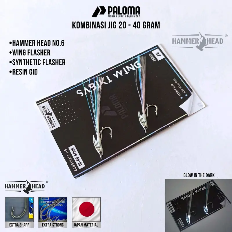 Sabiki Resin Wing Isi 2 Kail Nomor 6 Umpan kotrekan 3