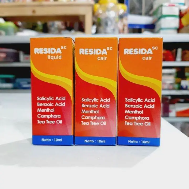 [] 3 PCS - RESIDA SC Liquid 10 ml Untuk Kulit - ED 2028 0
