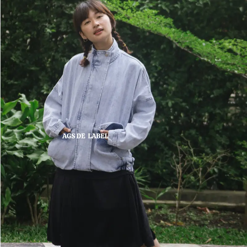 Vintage Baggy Denim Jacket 19 by AGS 0