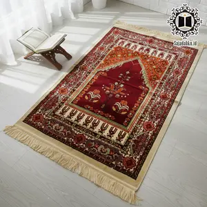 Sajadah Turki Turkey Dewasa Bulu Tebal 70x110 cm Premium wangi Terbaru