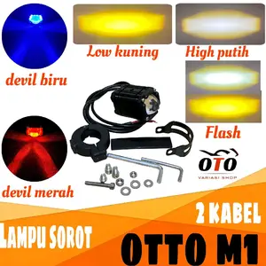 MINI LASER OTTO M1 1 MATA 4 MODE LAMPU TEMBAK 4 MODE 9-36 VOLT