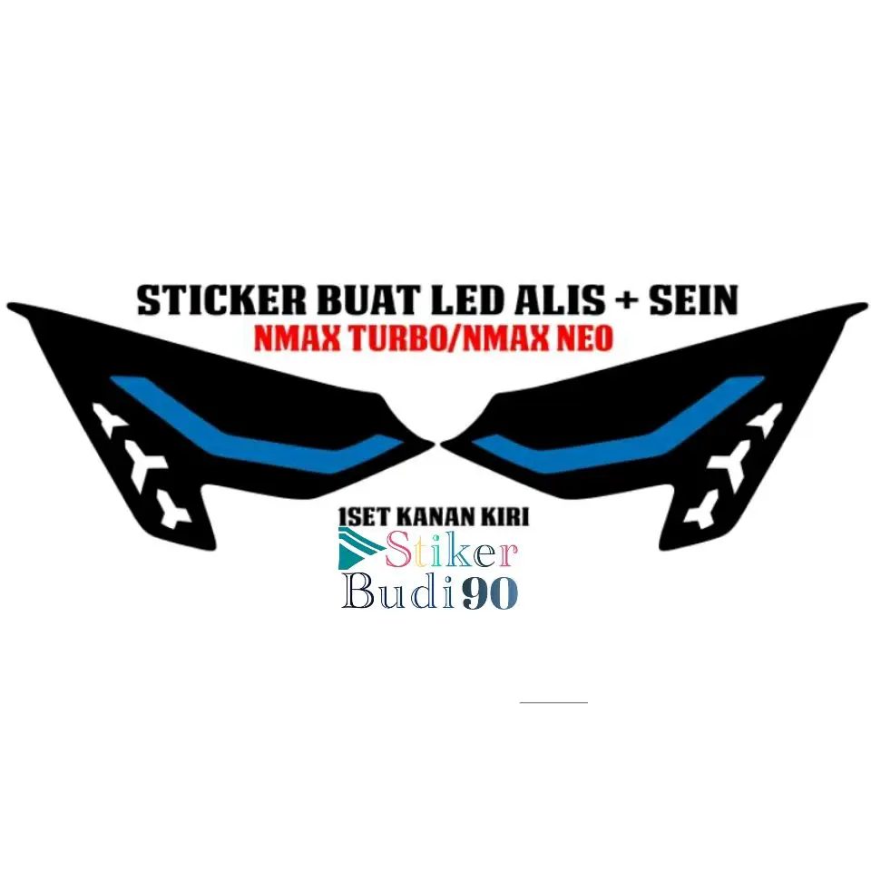 Stiker lampu depan NMAX TURBO/NEO 2024-2025