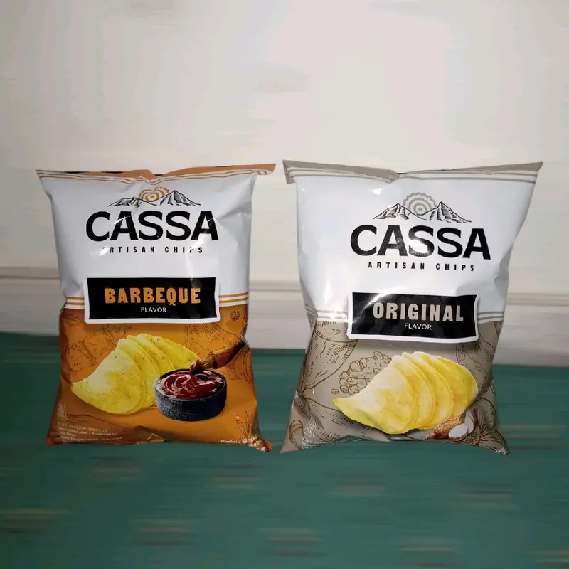 Paket Isi 5 Keripik Singkong 18g Varian Rasa Sara Original dan Barbeque 4