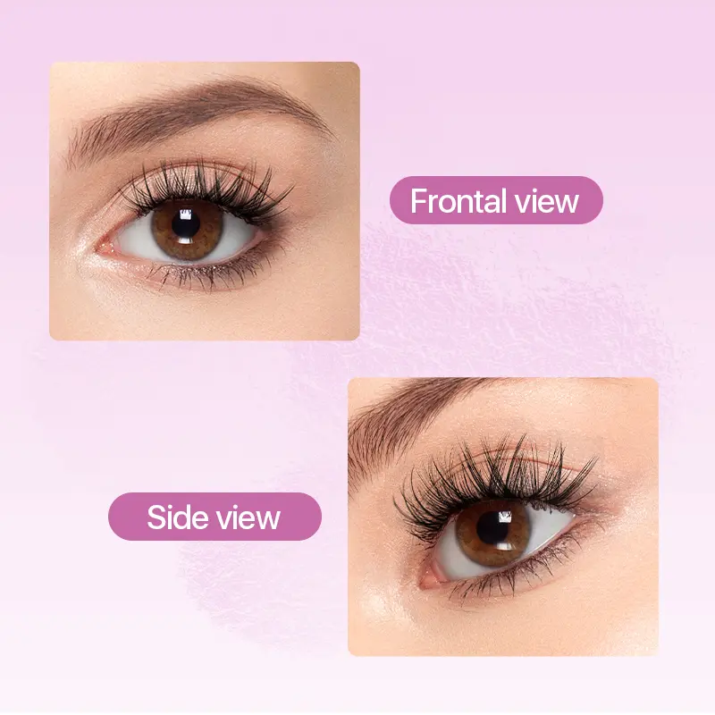 Mlen Diary Lazy Bulumata eyelash  Series- Serene Wings- DIY bulu mata palsu  C Curl 12-16mm terbaru dengan satu set lem eyelash extension yang sudah termasuk penghapus, makeup mata dan kosmetik 6