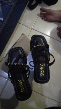 Product Review of Sandal Wanita Jepit Jempol Wedges Sendal Flatform Wanita JJ 03 Cewek Karet from n**n 0