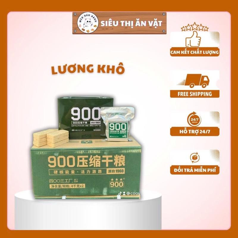 [ COMBO 1KY ] LƯƠNG KHÔ QUÂN ĐỘI TRUNG BỐN SAO HÀNG CHUẨN  Ăn Vặt Food Thức Ăn - MÈO BÁN BÁNH lương  khô lương  khô